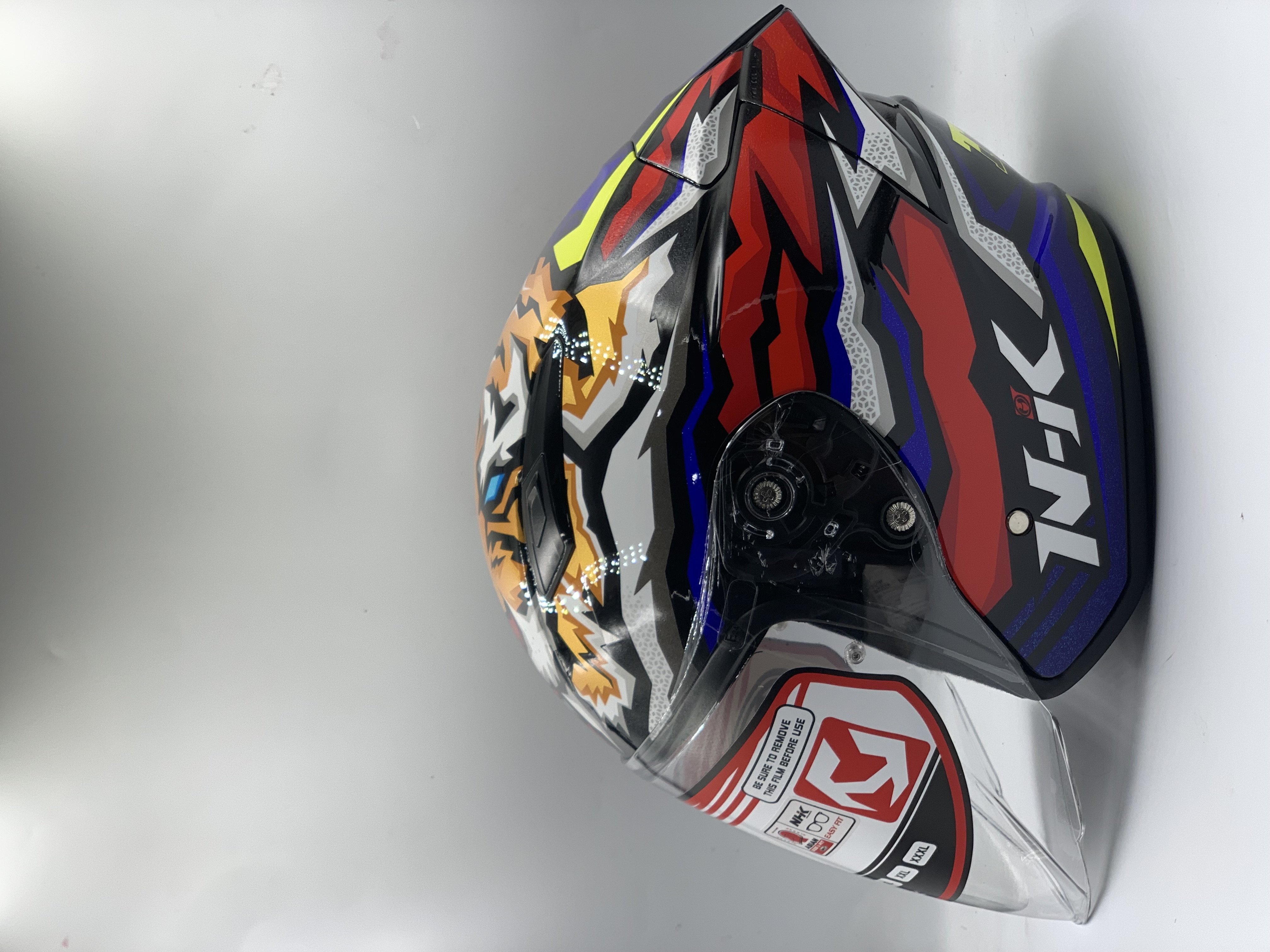 NHK Helmet S1GP S DAMOK #3 (Tiger) Black Glossy (ECE 22.06)